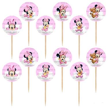 Imagem de Minnie Mouse — Topos de cupcake para bebês
