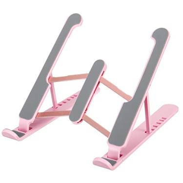 Imagem de Suporte Portátil Ajustável Para Notebook Com 6 Níveis (ROSA)