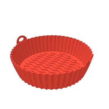 Imagem de Forro de Silicone Air Fryer | Assadeira reutilizável de silicone para fritadeira a ar de| Acessórios para forno de fritadeira a ar