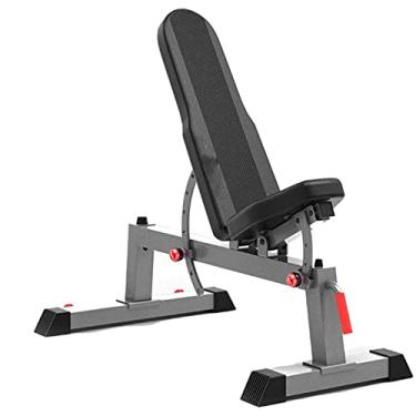 Imagem de Cadeira de ginástica multifuncional; banco de haltere ajustável; cama comercial; equipamento de musculação; ajuste de velocidade; pode ser necessário 225 kg