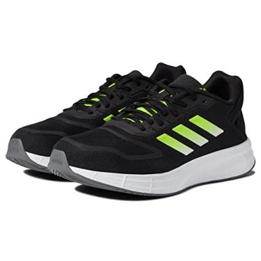 Imagem de adidas T nis masculino Duramo 10, Preto/amarelo solar/verde solar, 11.5
