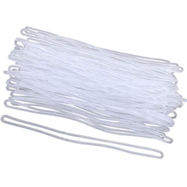 Imagem de Mini Skater 15 cm Premium Plástico Transparente Bagagem Nome Etiqueta Alças/Loops para Bolsa de Bagagem Identificação Etiqueta, 100 peças