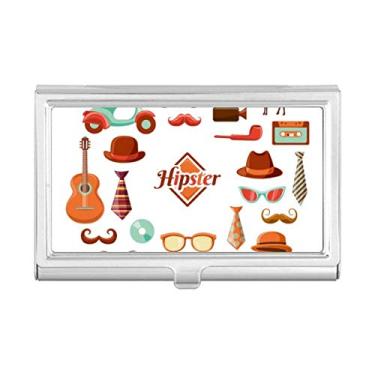 Imagem de Estojo para cartões de visita com porta-cartões para música e alimentos frescos