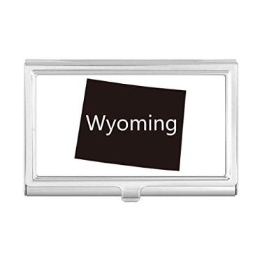 Imagem de Wyoming – Estojo para cartões de visita dos Estados Unidos da América