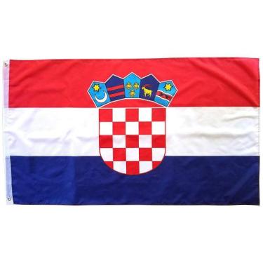 Imagem de Bandeira Da Croácia 145Cm X 90Cm Da Marca Minha Bandeira - Dupla Face