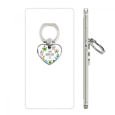 Imagem de Suporte universal de anel para celular com monstro alienígena e suporte universal
