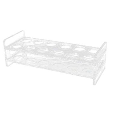 Imagem de Homyl Porta-copos de acrílico com 12 furos, organizador de copos de licor transparente para barware