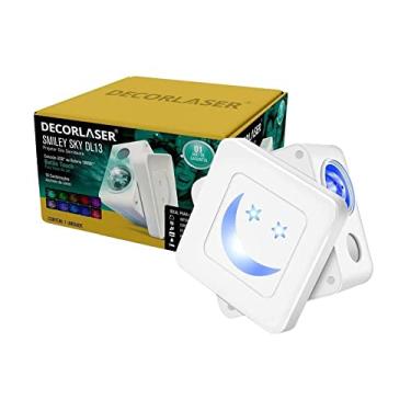 Imagem de Decorlaser Luminária Abajur Projetor Estrelas Galáxia Noite Espacial 16 Cores Foco Ajustável Interage com Som Abajur 3 em 1 Adaptador Bivolt 1 Ano de Garantia