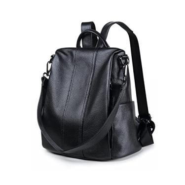 Imagem de Mochila para mulheres Mochila de couro conversível Bolsa de mão de ombro Bolsa de viagem Satchel Mochila feminina Bolsa estilingue small gift