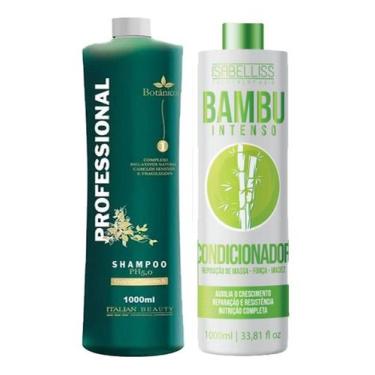 Imagem de Kit Shampoo E Condicionador Profissional 2000 Ml Botânico - Italian Be