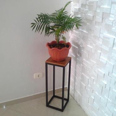 Suporte para Vasos De Plantas e Flores Suspenso de Ferro