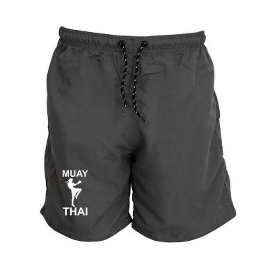 Imagem de Short Masculino Tactel Muay Thai Treino Conforto Academia-Masculino