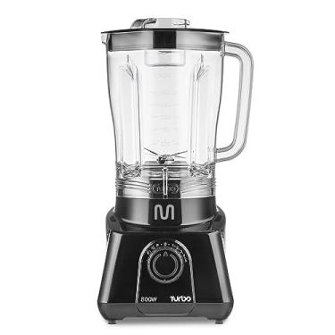 Imagem de Liquidificador 2,6L Turbo Preto 800w-127v com 5 Velocidades Multi Home - LQ801