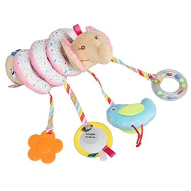 Imagem de Brinquedo Espiral para Pendurar, Brinquedo de Atividade Espiral para Bebês Com Cores Vivas de Pelúcia para Recém-nascidos para Meninas (Tipo 2)