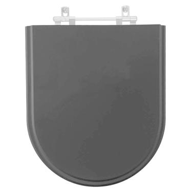 Imagem de Assento Sanitario Nexo Preto para vaso Roca