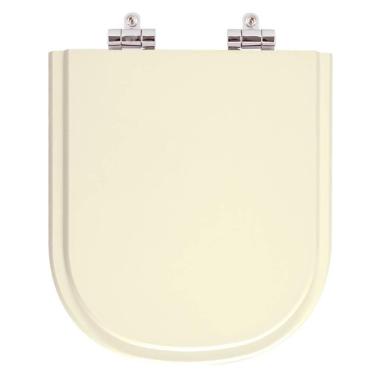 Imagem de Assento Sanitario Poliester com Amortecedor Vogue Plus Creme para bacia Deca