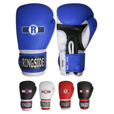 Imagem de Ringside Luvas de treino de boxe estilo profissional Kickboxing Muay Thai Gel Sparring luvas de pancadas, grande/GG, azul