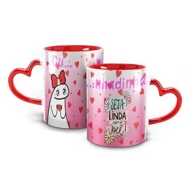 Imagem de Caneca Alça Coração Vermelha - Meme Flork Para A melhor Cunhada