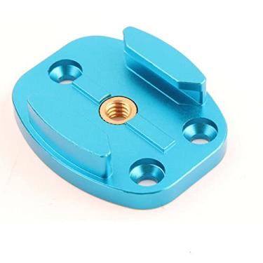 Imagem de Base de suporte de placa de tripé de sessão de montagem de alumínio para GoPro Hero 9 8 7 360oner peça acessório