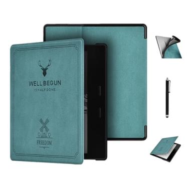 Imagem de Capa para Kindle Oasis de 7 polegadas 10ª geração, versão 2019 e 9ª geração, versão 2017 - capa protetora de TPU leve, à prova de quedas e durável