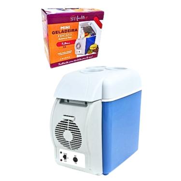 Imagem de Mini Geladeira Portátil Automotivo 7.5 litros 12v Plástico