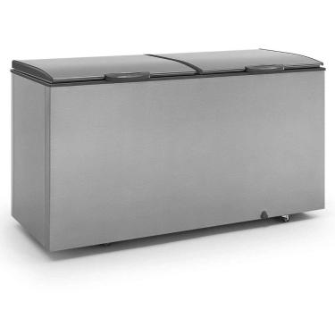 Imagem de Freezer Horizontal Skin Condenser Aço Tipo Inox GHBS-510 TI Gelopar 127v Cinza