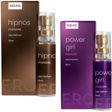 Imagem de Perfume Feminino E Masculino Hipnos E Power Girl Kit Com 2 - Kalya