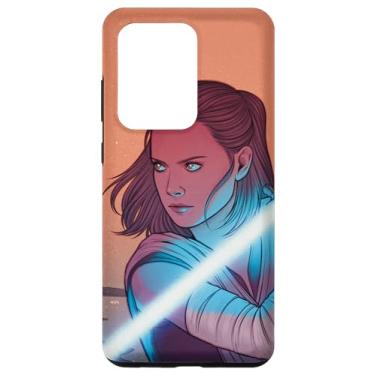 Imagem de Galaxy S20 Ultra Star Wars Illustrated Rey with Lightsaber Case