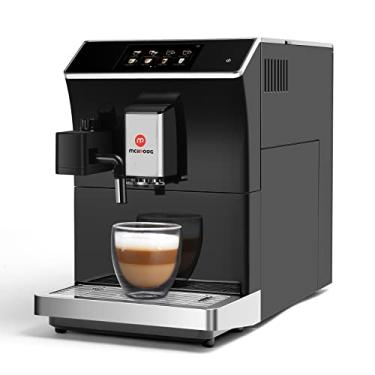 Imagem de Mcilpoog Máquina de café espresso super automática WS-203 com tela sensível ao toque inteligente para preparar 16 bebidas de café (preto)