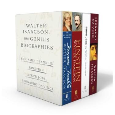 Imagem de Walter Isaacson: The Genius Biographies: Benjamin Franklin, Einstein, Steve Jobs, and Leonardo Da Vinci
