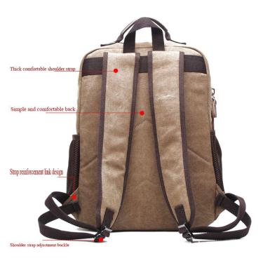 Imagem de Mochila de lona 25L unisex - preta