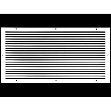 Imagem de HVAC Premium Grade de retorno de alumínio de 61 cm x 45 cm - fluxo de ar fácil - grades de barra linear [dimensões externas: 25,875 x 19,875]