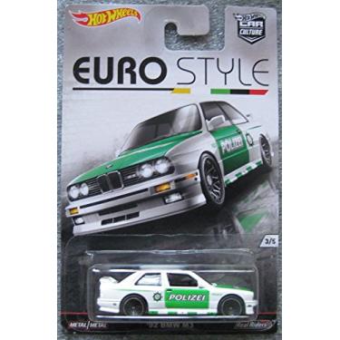 Imagem de Hot Wheels Série Cultura Carro 2016 Euro Style '92 BMW M3 Polizei Branco 3/5