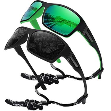 Imagem de Óculos de sol esportivos Storycoast, polarizados, para homens e mulheres, armação inquebrável, para ciclismo, pesca, condução, Standard