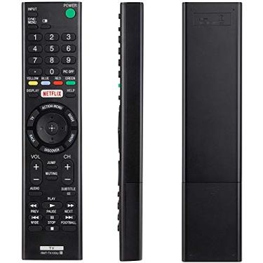 Imagem de Controle remoto de substituição para Smart TV Sony Bravia RMT-TX300U X900H X900F; XBR49X800D XBR-49X830C XBR-55X855C XBR-65X850C XBR65X900C XBR75X850C com botões Netflix