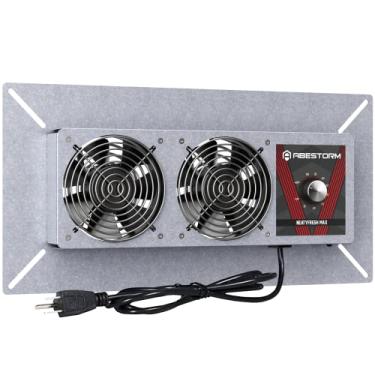 Imagem de Abestorm Ventoinha Crawlspace com umidistato, ventiladores de ventilação no porão com desumidistato e termostato de proteção contra congelamento, ventilador de ventilação duplo para espaço de