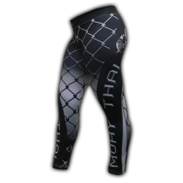 Imagem de Calça de Compressão Termica Legging Feminina - 2463 Grade - Muay Thai -Preta - GG