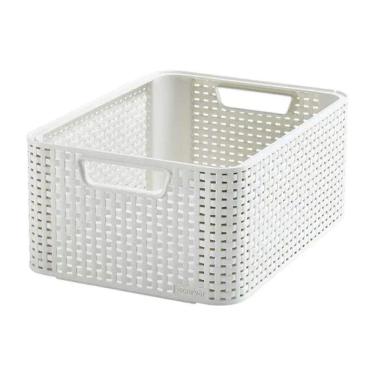 Imagem de Cesto Organizador 18 Litros Style Curver Branco Keter