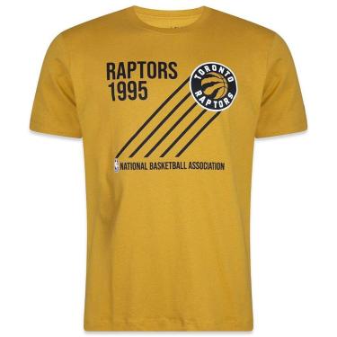 Imagem de Camiseta New Era Toronto Raptors NBA Core Mostarda-Masculino