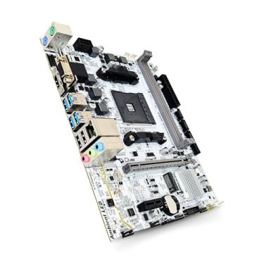 Imagem de Placa Mãe AMD AM4 Branca Chipset A520 1x NVMe M.2 2x Slot Memoria RAM DDR4 Micro ATX PCI 3.0 x16 Ryzen 3 5 7