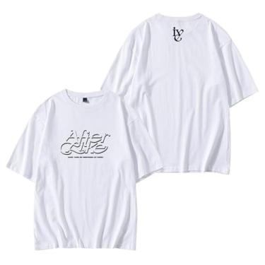 Imagem de Camiseta Album After Like Merch Merchandise for Fans Star Style Camiseta Contton gola redonda manga curta, Branco, G