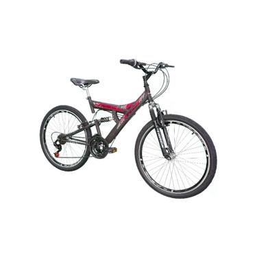 Imagem de Bicicleta Aro 26 Track Bikes TB300 Freio a V-Brake Nylon Preto/Magenta