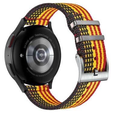 Imagem de Pulseira de liberação rápida de 20 mm compatível com Galaxy Watch 6/5/5 Pro/4/3/Gear S3/S2/Active 2, pulseira de nylon para Amazfit GTR 42mm/GTS 4/4 Mini/3/2 /2e/2 mini/Bip 3 Pro/3/U Pro/Bip/Lite