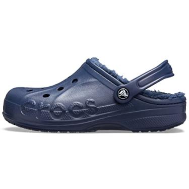 Imagem de CROCS Baya Lined Clog - Navy/Navy - M5W7, 205969-463-M5W7, Unisex Adult, Navy/Navy, M5W7