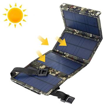 Imagem de energia solar USB 20w,Carregador Solar Portátil com Porta USB - bateria usb 5 v painel solar viagem para telefone celular dispositivos