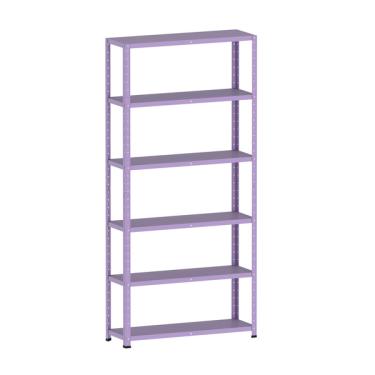 Imagem de Estante De Aço 195x92x40 6 Prat. C/ Reforço Pandin - Lilás