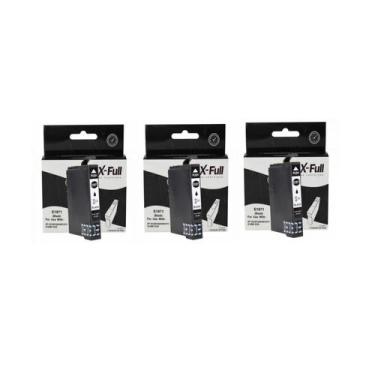 Imagem de 3x Cartucho Preto T1971 Xp101 Xp201 Xp204 Xp214 Xp401 Xp411 - xfull