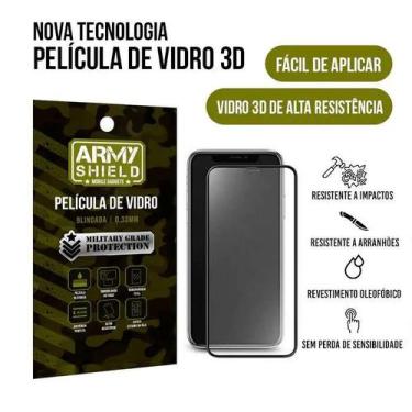 Imagem de Película de Vidro 3D Motorola Moto G73 Full Cover - Armyshield