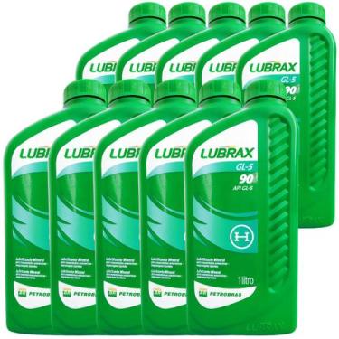 Imagem de 10 Litros Óleo LUBRAX API GL-5 SAE 90W Mineral Lubrificante Transmissã