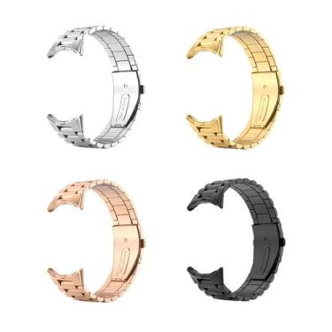 Imagem de Pulseira Aço Inox Compatível Smartwatch Google Pixel Watch - Poolsy, D